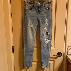 Light blue Ne(x)t level stretch ripped jeans
